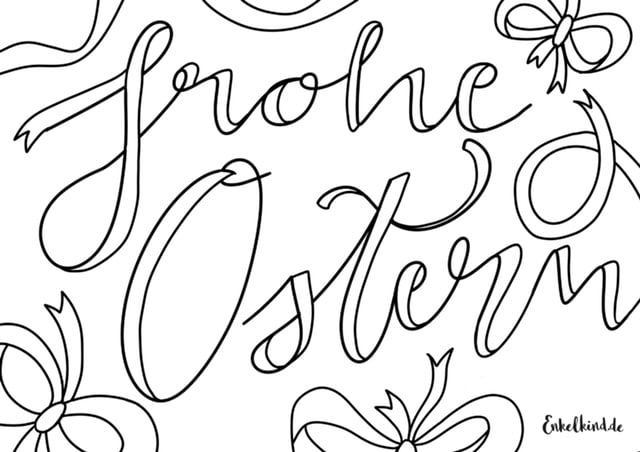  Oster-Ausmalbilder und Mandalas zum Ausdrucken – Enkelkind.de Motiv 