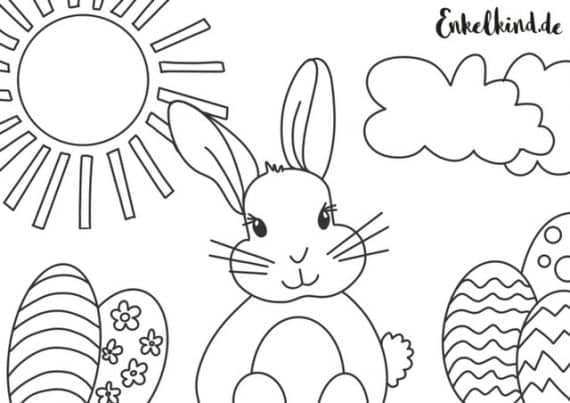  Oster-Ausmalbilder und Mandalas zum Ausdrucken – Enkelkind.de Motiv 