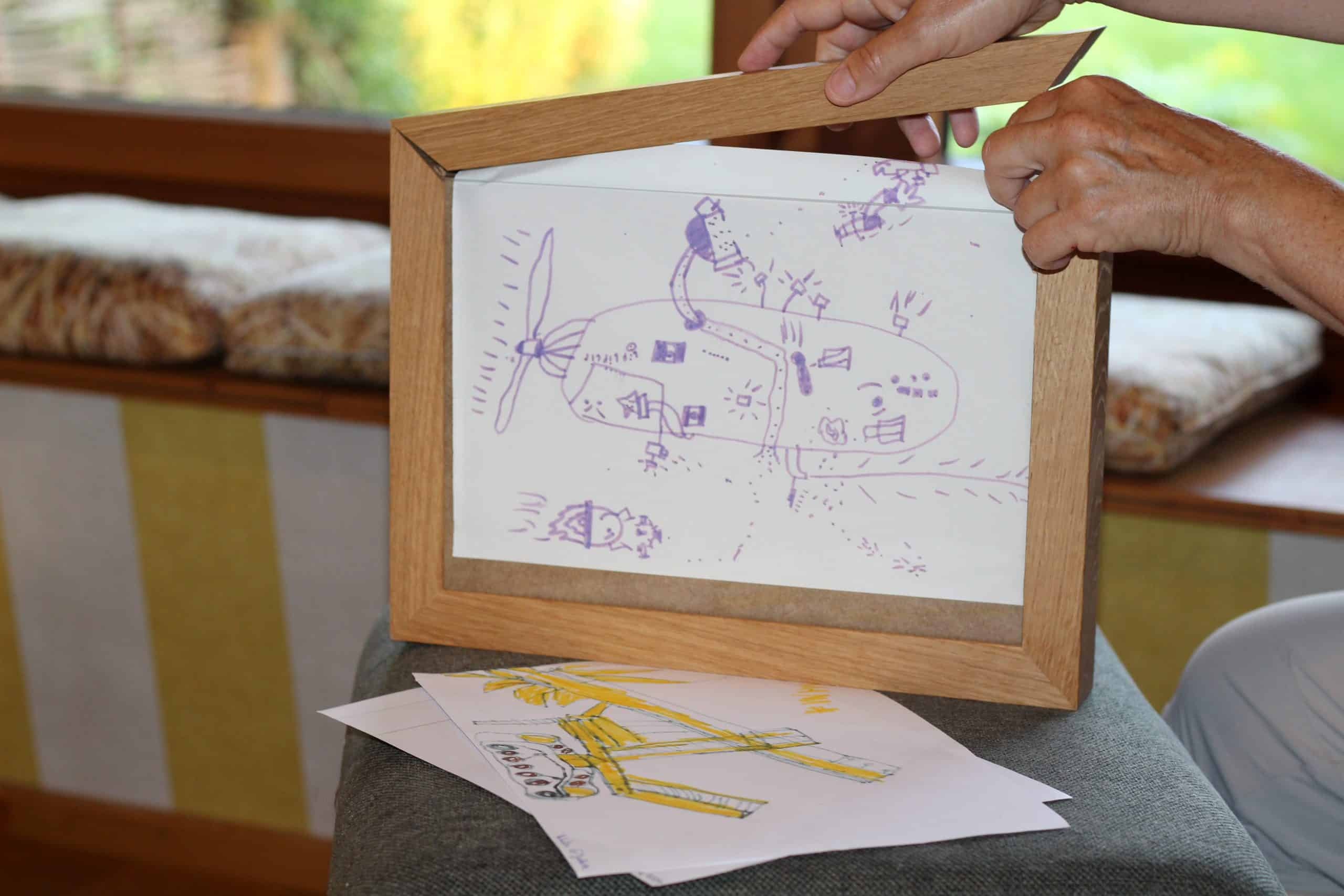 Bilderrahmen Fr Kinderzeichnungen Selber Machen